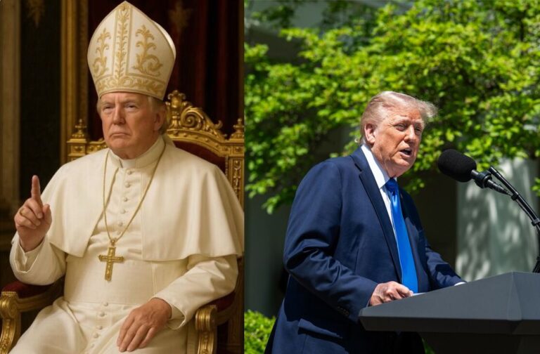 Trump faces Catholic backlash for AI image as Pope_Image Via_X_White House