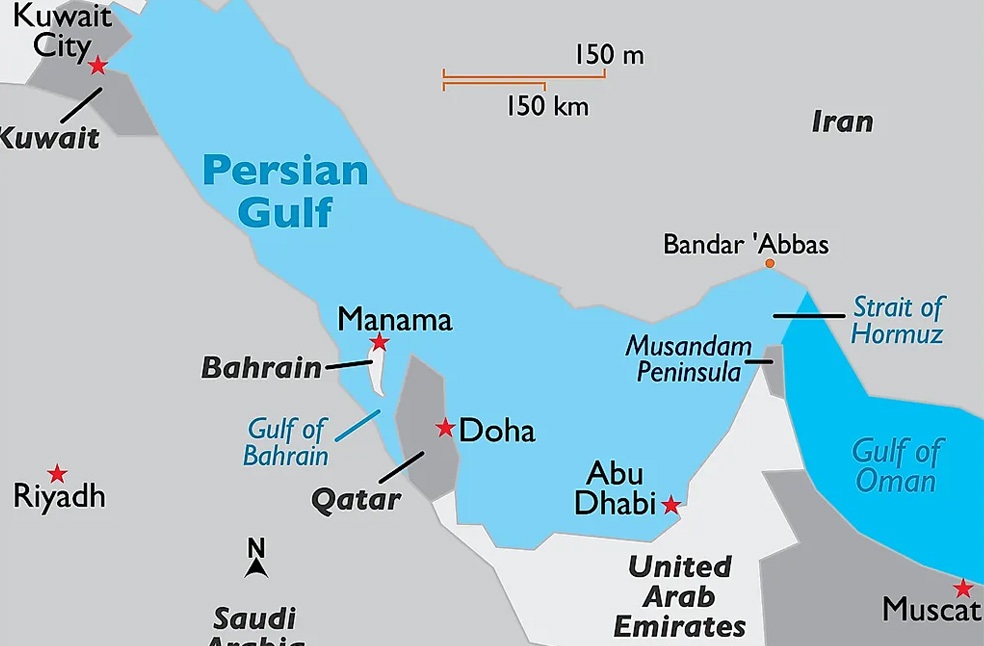Trump to decide US name for Persian Gulf during Middle East visit_Image Via_World Atlas