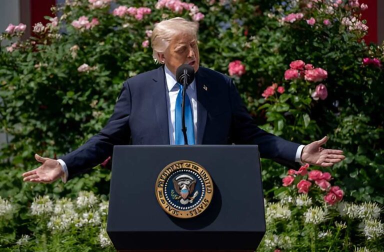 Trump unveils design for Golden Dome missile defence system