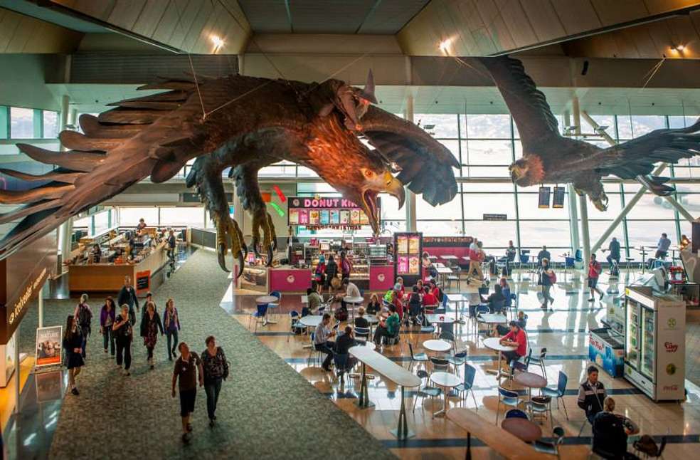 Wellington Airport bids farewell to iconic Hobbit Eagle sculptures_Image Via_X_Wellington Airport