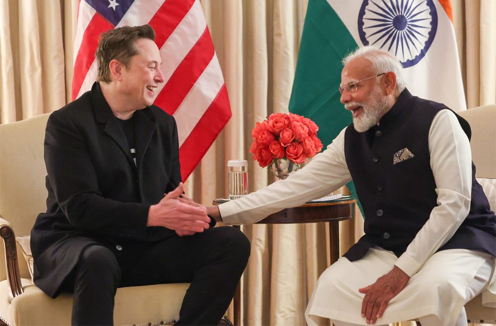 India rules out Tesla EV manufacturing_Image Via_X_Modi
