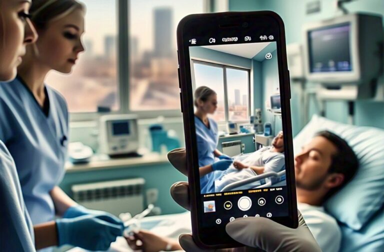 NHS Staff warn against treatment filming_Image Via_Meta AI