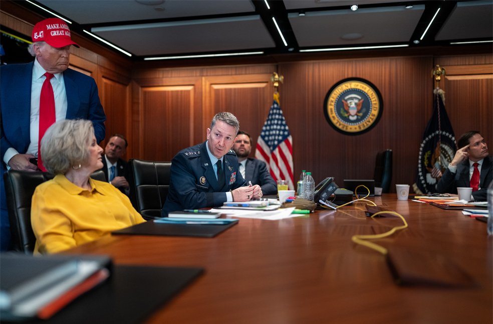 Trump confirms strikes on Iranian Nuclear Sites_Image from_X_White House