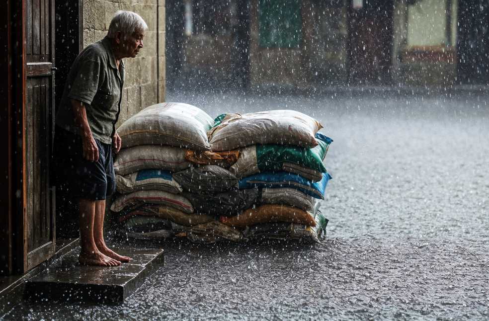 Heavy rains in South Korea