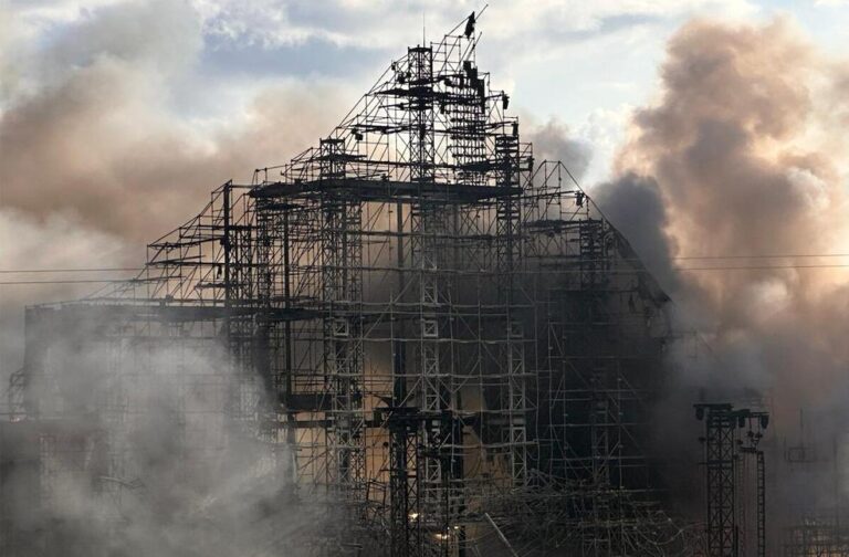 Huge fire destroys Tomorrowland stage_Image Via_X_We Rave You