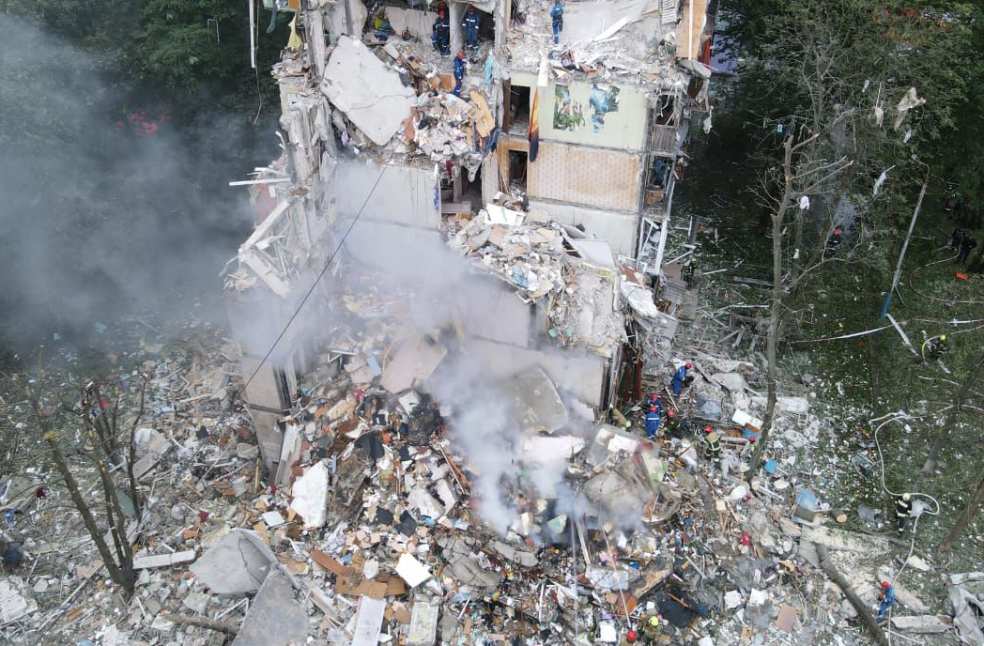 Russian missile barrage hits Kyiv; Killing at least 6 and injuring dozens