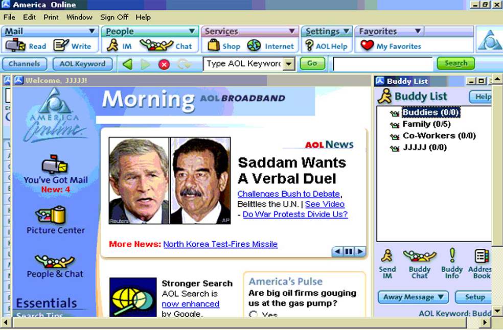 AOL to end dail up internet_Image Via_X_Miller