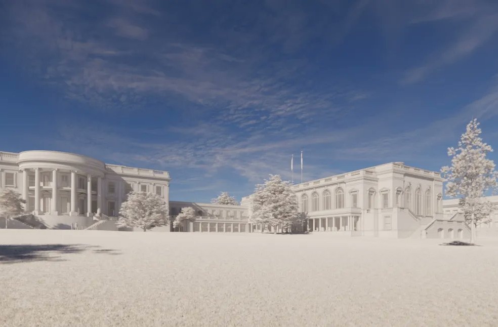 Plans for White House Ballroom_Image from_X_White House