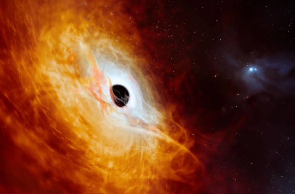 Supermassive black holes smaller than expected-Image Via-ANU Reporter