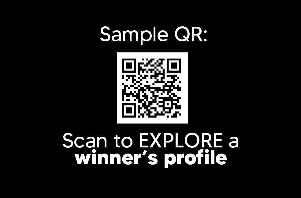 Verifiable QR Profile for Award Winners