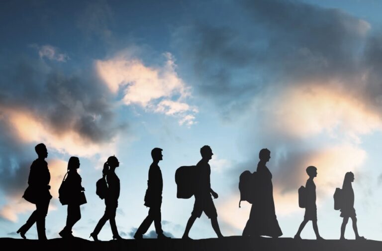 Britain may tighten permanent residency rules for migrants Migrants Walking