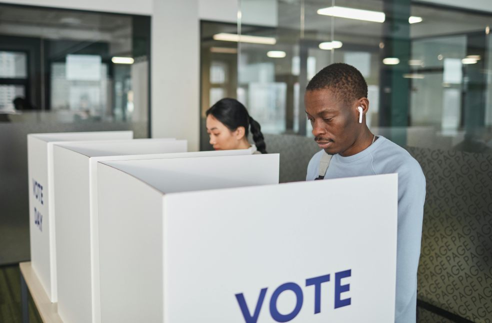 A Man Wearing a Earpod