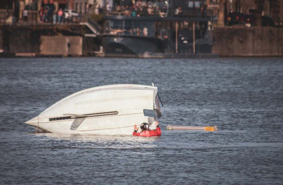 rescue operation after boat accident