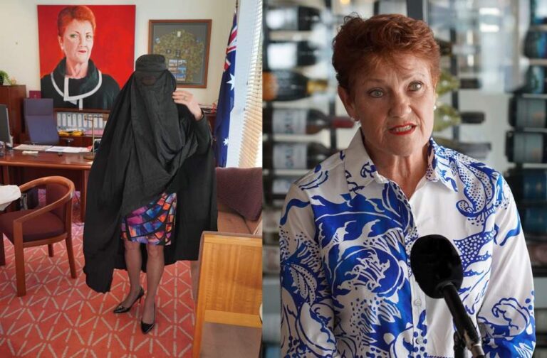 Australian senator suspended after burqa protest in parliament Burqa
