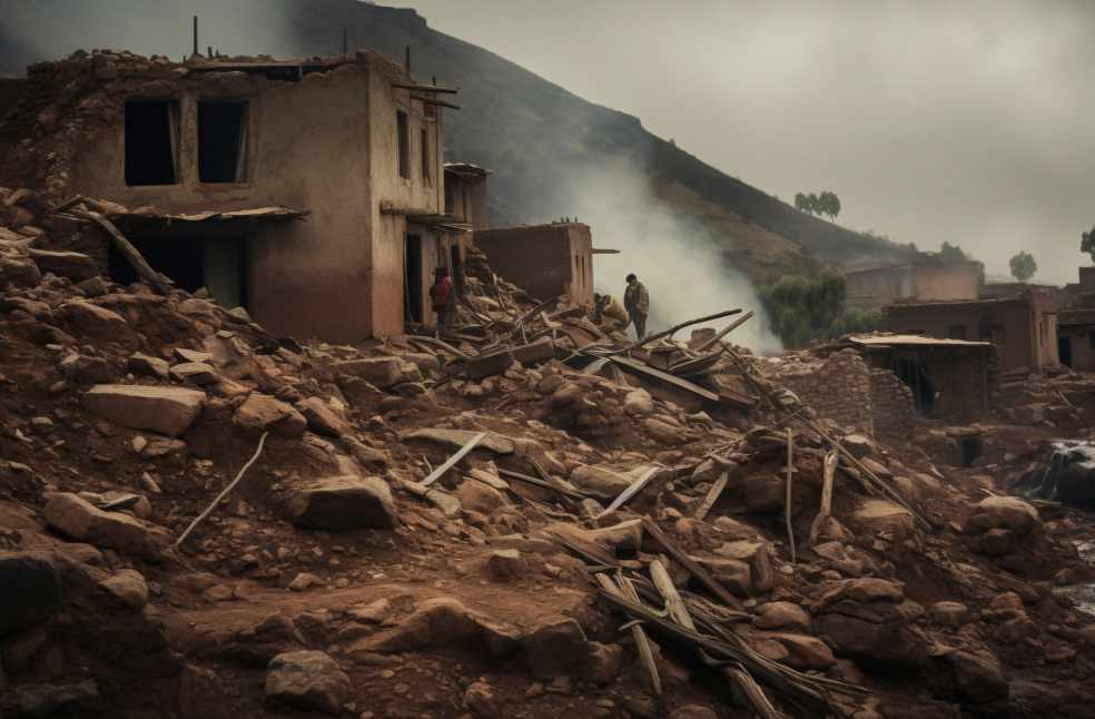 City after earthquake Highlights