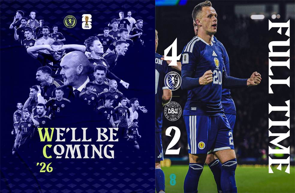 Scotland qualify for 1st World Cup-Image from-X-Scotland National Team