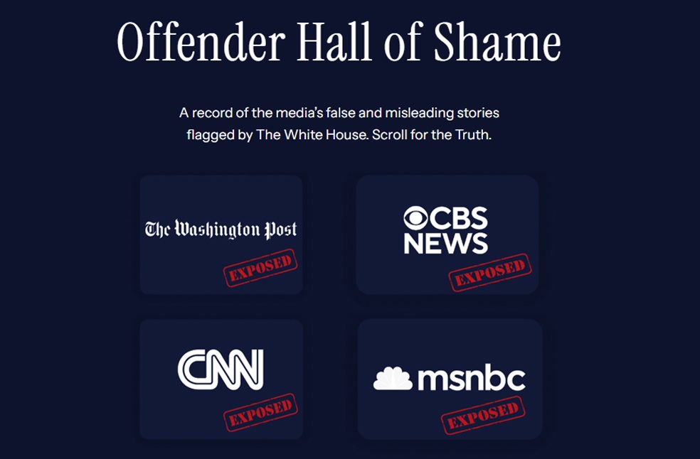 White house webpage-Image from-White House