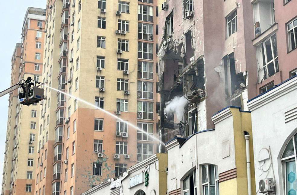 Kyiv hit by intense Russian strikes