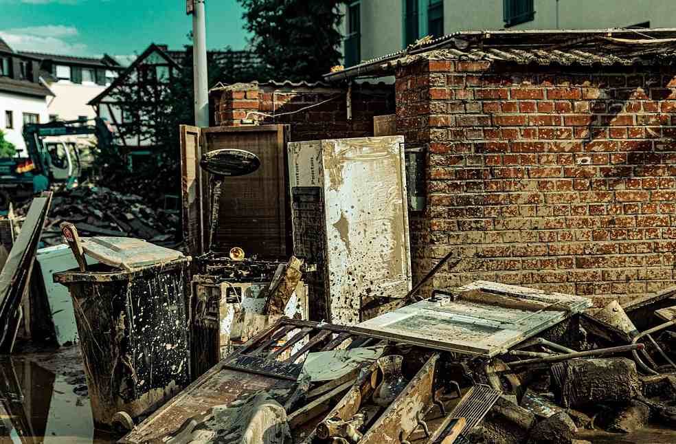 households after flooding