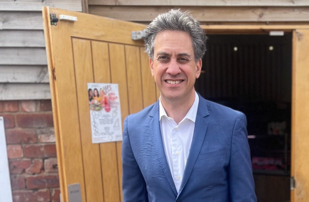 Energy Secretary Ed Miliband