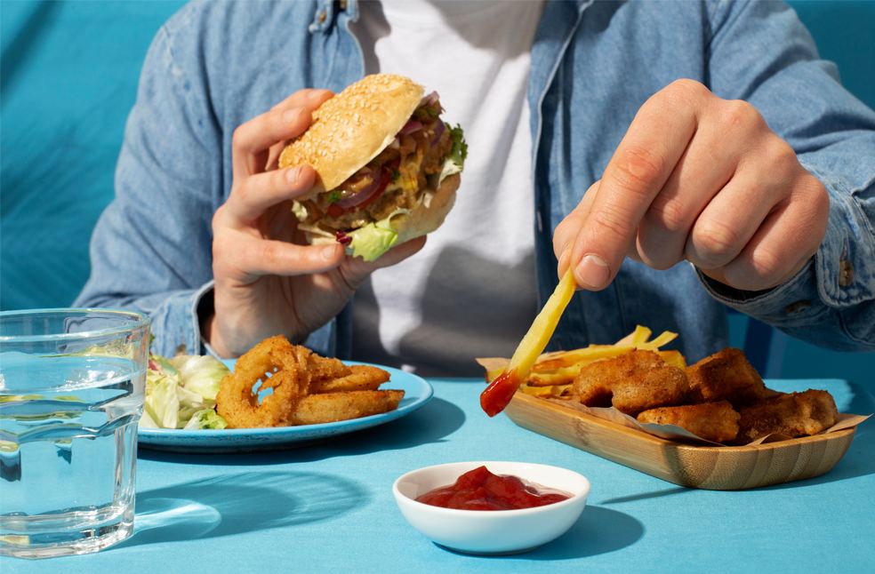 avatar Close up on delicious fast food meal