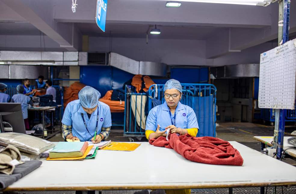 Clothing factory workers affected by tariffs in Bangladesh