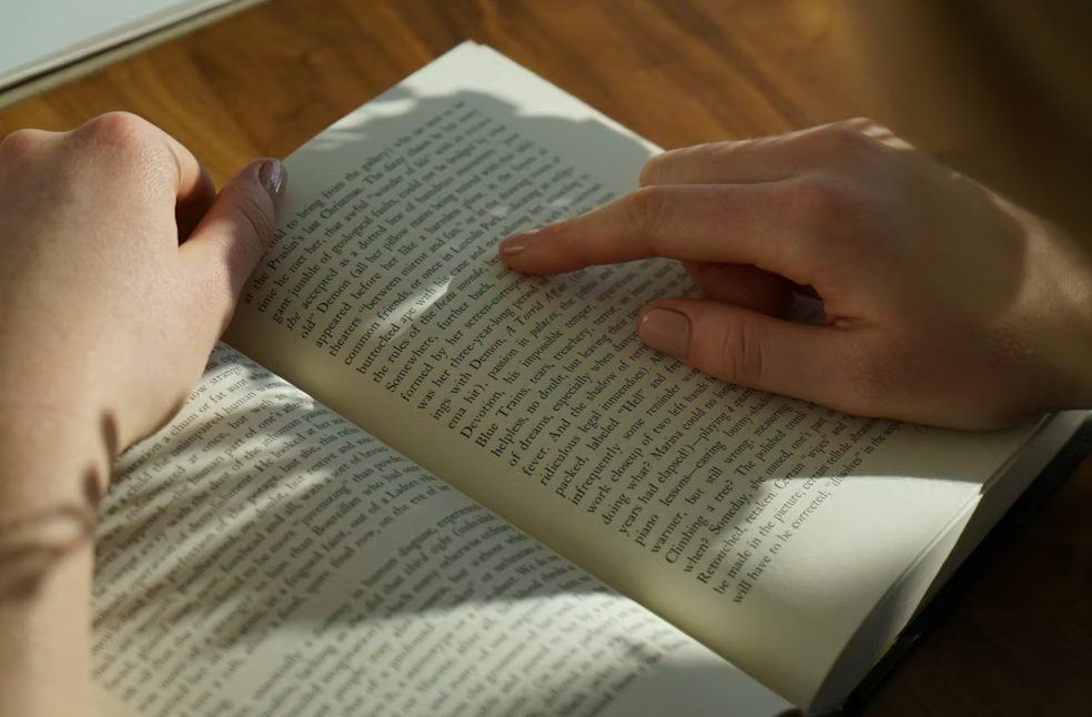 Reading pages for the 75 Hard Challenge