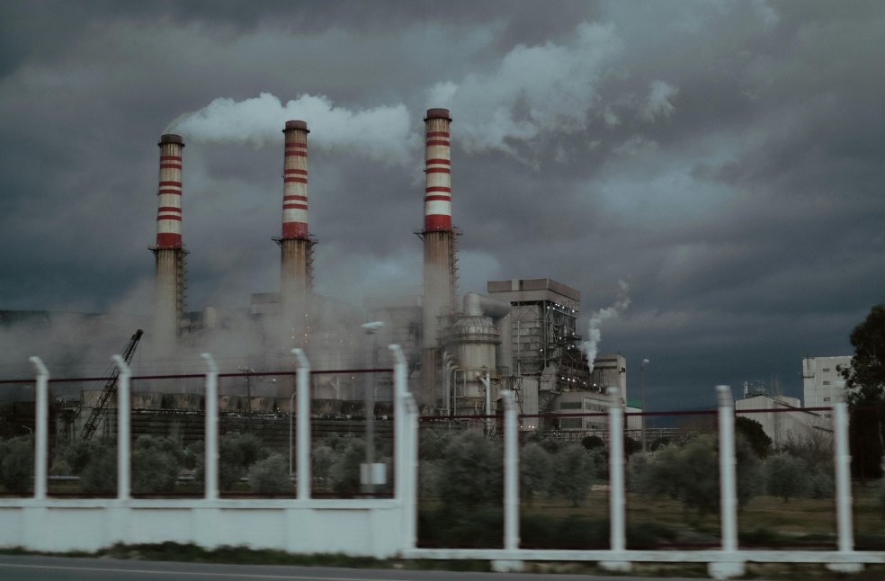 Smokestacks in the Factory