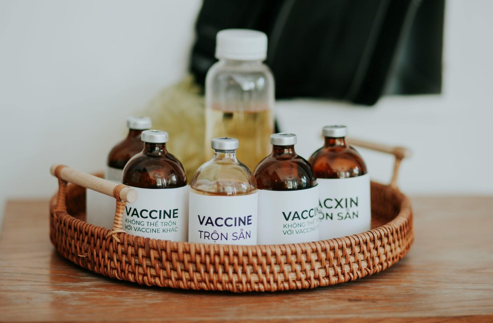 Collection of Various Bottled Vaccines