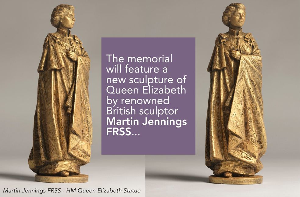 King Charles Queen Elizabeth tribute-Image Via-X-Cabinet Office