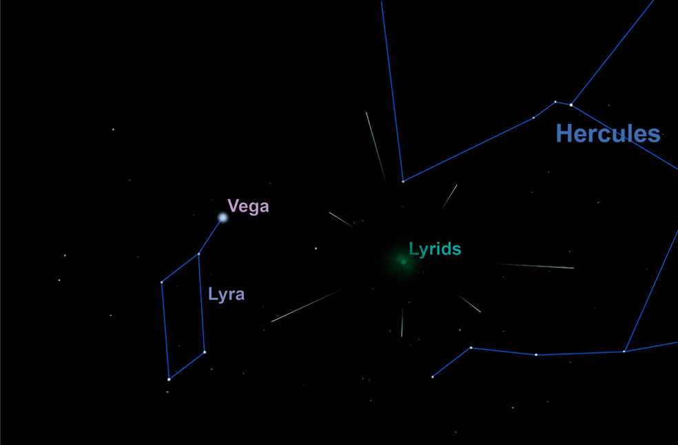 Lyrid Meteor Shower-Image Via-RAS