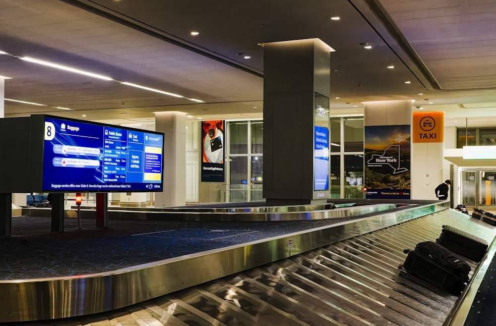 Airport Baggage Claim Area 