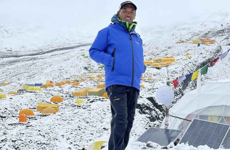 Nepali climbers set new Mount Everest ascent world records Mount Everest Ascent record-Image Via-FB-Kami Sherpa