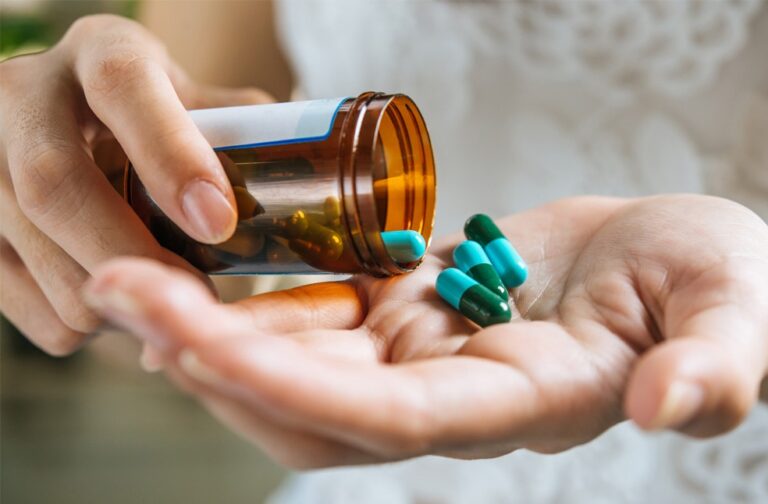 Daily Orforglipron pill may aid long-term weight loss Medicine pills out of the bottle