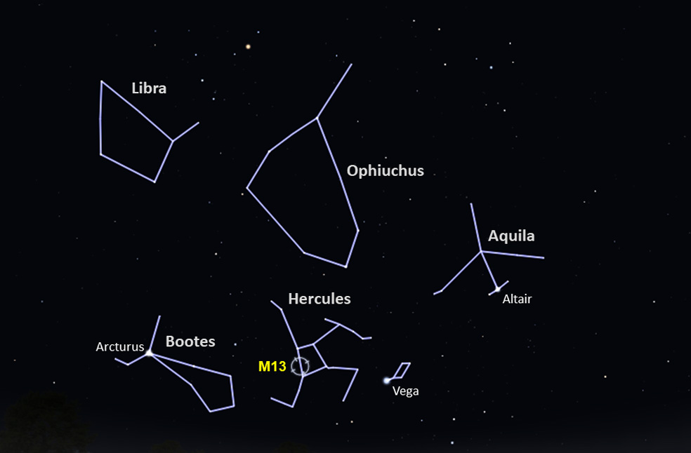 Hercules constellation-Image Via-NASA