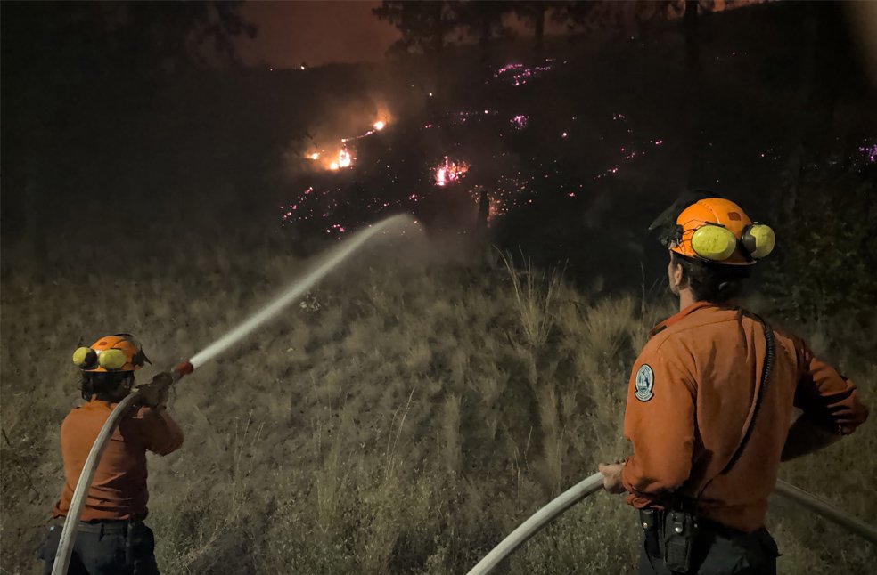 BC Wildfire evacuations-Image from-X-Ravi