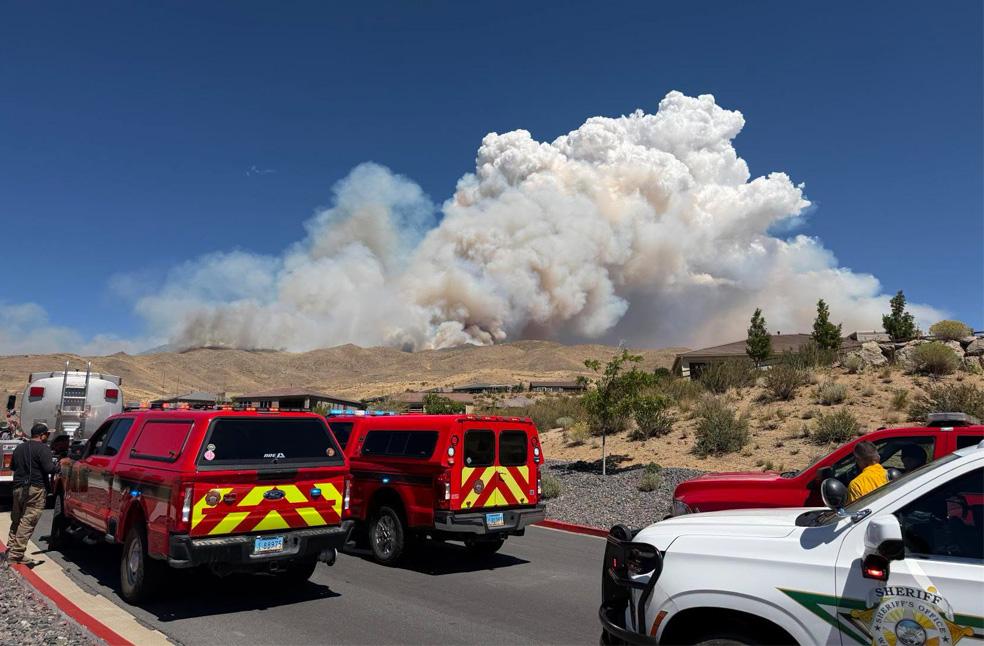 Hawk fire Nevada-Image from-X-Washoe Sheriff