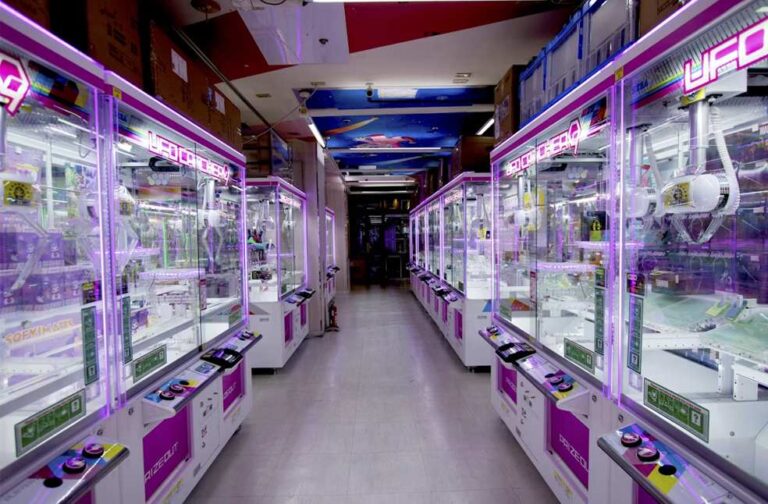 Hong Kong’s claw machine craze sparks fun and concern Claw machine arcade with lights