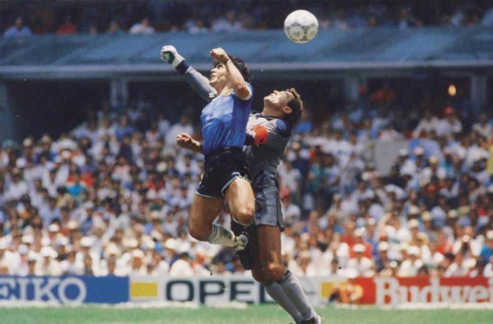 Maradona Hands of god ball auction-Image Via-Wikipedia