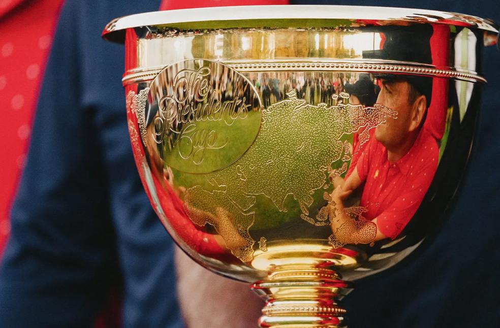 Trump at Presidents Cup-Image from-Presidents Cup
