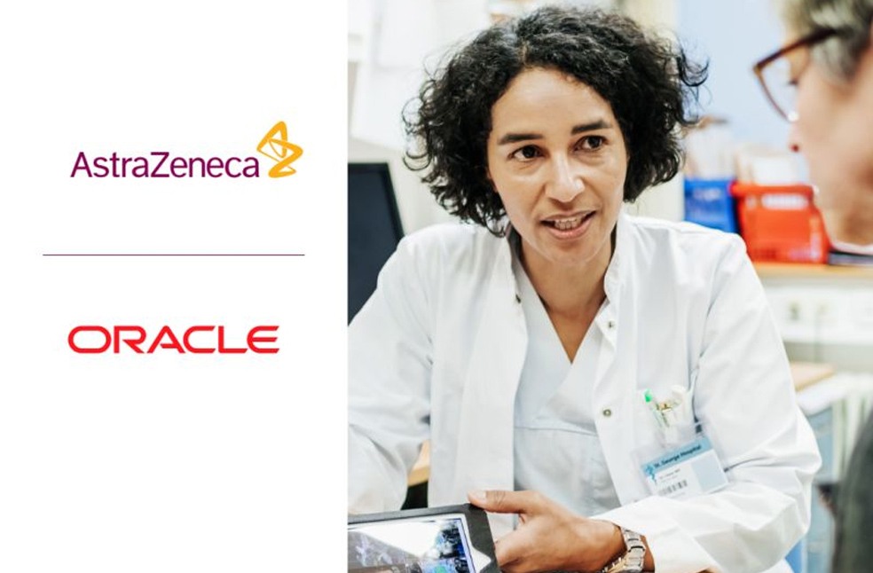 Astrazeneca and Oracle partner-Image Via-LinkedIn