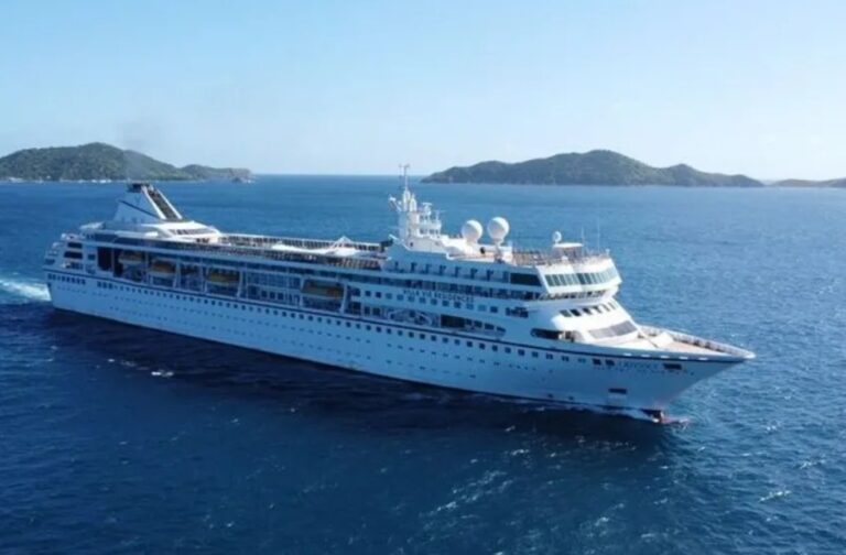 Fuel costs force world cruise to suspend voyage in Cambodia Villa Vie Odyssey